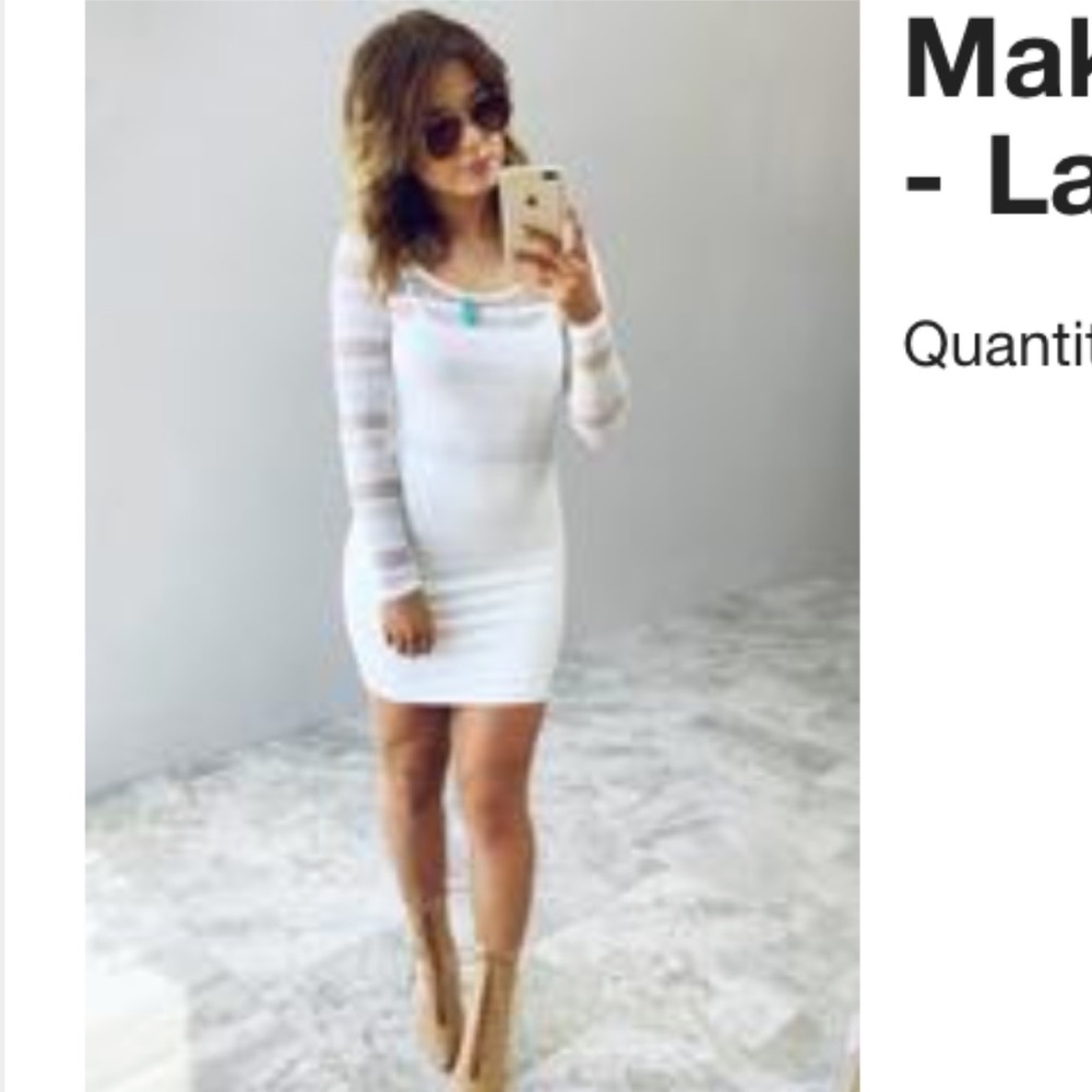 White Body Con Dress